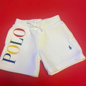 Excellent condition Polo Ralph Lauren boys white shorts